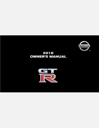 nissan gt-r 2016 owners manual
